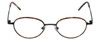 Hackett Designer Eyeglasses HEB080-10 in Demi Blonde Black 48mm :: Custom Left & Right Lens