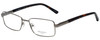 Hackett Designer Eyeglasses HEK1090-90 in Matte Gunmetal 55mm :: Progressive