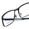 Hackett Designer Reading Glasses HEK1166-628 in Navy Blue Gunmetal Silver 58mm