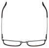 Hackett Designer Reading Glasses HEK1166-628 in Navy Blue Gunmetal Silver 58mm