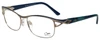 Cazal Designer Eyeglasses Cazal-1095-001 in Blue Green 55mm :: Custom Left & Right Lens