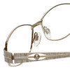 Cazal Designer Eyeglasses Cazal-1089-003 in White Gold 52mm :: Rx Single Vision