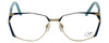 Cazal Designer Eyeglasses Cazal-1099-002 in Blue Gold 56mm :: Rx Single Vision
