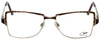 Cazal Designer Eyeglasses Cazal-1201-004 in Leopard Gold 54mm :: Rx Single Vision