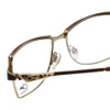 Cazal Designer Eyeglasses Cazal-1201-004 in Leopard Gold 54mm :: Rx Single Vision