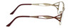 Cazal Designer Eyeglasses Cazal-1202-002 in Red Gold 54mm :: Rx Single Vision