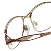 Cazal Designer Eyeglasses Cazal-1202-002 in Red Gold 54mm :: Rx Single Vision