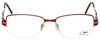 Cazal Designer Eyeglasses Cazal-1203-002 in Red 52mm :: Rx Single Vision