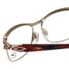 Cazal Designer Eyeglasses Cazal-1095-002 in Red Gold 55mm :: Progressive