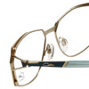 Cazal Designer Eyeglasses Cazal-1099-002 in Blue Gold 56mm :: Rx Bi-Focal