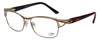 Cazal Designer Reading Glasses Cazal-1095-002 in Red Gold 55mm