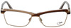 Cazal Designer Eyeglasses Cazal-4216-004 in Brown Beige 54mm :: Custom Left & Right Lens