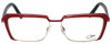 Cazal Designer Eyeglasses Cazal-4226-003 in Red Black 54mm :: Custom Left & Right Lens