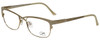 Cazal Designer Eyeglasses Cazal-4214-003 in White Gold 53mm :: Rx Single Vision