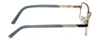 Cazal Designer Eyeglasses Cazal-4215-003 in Blue White 53mm :: Rx Single Vision