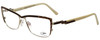 Cazal Designer Eyeglasses Cazal-4217-004 in Brown Leopard Cream 54mm :: Rx Single Vision