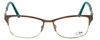 Cazal Designer Eyeglasses Cazal-4233-003 in Gold Green 53mm :: Rx Single Vision