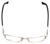Cazal Designer Eyeglasses Cazal-4218-001 in Black Gold 55mm :: Rx Bi-Focal