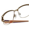 Cazal Designer Eyeglasses Cazal-4234-001 in Purple Orange Gold 54mm :: Rx Bi-Focal