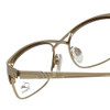 Cazal Designer Reading Glasses Cazal-4214-003 in White Gold 53mm