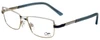 Cazal Designer Reading Glasses Cazal-4215-003 in Blue White 53mm