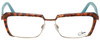Cazal Designer Reading Glasses Cazal-4226-001 in Tortoise Blue 54mm