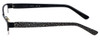Jenny Lynn Authentic Designer Reading Glasses Joyful-BLK Black 52mm White Scroll