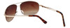 Kenneth Cole 'Reaction' Designer Sunglasses Series KC1069-772 in Gold Frame with