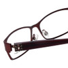 Nicole Miller Designer Eyeglasses Bowery-02 in Rose 53mm :: Custom Left & Right Lens