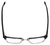 Ernest Hemingway Designer Eyeglasses H4828 in Matte Black Silver 53mm :: Rx Single Vision