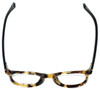 Top View of Eddie Bauer Designer Blue Light Filter Reading Glasses EB32001-TT Tortoise 51 mm