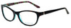 Profile View of Ana & Luca Designer Reading Glasses Silvia in Tortoise with Blue Light Filter +