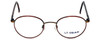 Front View of LA Gear Reading Glasses Golden Gate in Tortoise with Blue Light Filter + A/R Len
