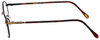 Side View of LA Gear Reading Glasses Golden Gate in Tortoise with Blue Light Filter + A/R Len