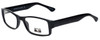 Gotham Style Reading Glasses G232 in Black with Blue Light Filter + A/R Lenses