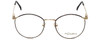 Front View of Liberty Optical Reading Glasses LA-4C-4-55 in Blue Marble with Blue Light Filter