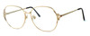 Fashion Optical Reading Glasses E1013 in Gold Pink with Blue Light Filter + A/R