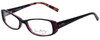 Vera Bradley Reading Glasses 3001-PLM in Piccadilly Plum with Blue Light Filter