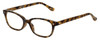 Profile View of Corinne McCormack Reading Glasses Casey in Tortoise with Blue Light Filter + A/R