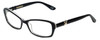 Profile View of Corinne McCormack Reading Glasses Bleecker-BLK in Black with Blue Light Filter +