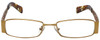 Calabria Designer Eyeglasses 812-GLD in Gold 49mm :: Progressive