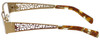 Calabria Designer Eyeglasses 812-GLD in Gold 49mm :: Rx Bi-Focal