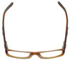 Calabria Designer Eyeglasses 818-BRN in Brown 52mm :: Custom Left & Right Lens