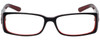 Calabria Designer Eyeglasses 818-BLK in Black 52mm :: Rx Bi-Focal