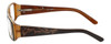Calabria Designer Reading Glasses 818-BRN in Brown 52mm