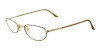 Marcolin 7215-507 Metal Reading Glasses in Gold