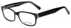 Ernest Hemingway Designer Reading Glasses H4604 in Black Crystal 53mm
