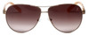 Guess 'Marciano'  Designer Sunglasses Series GM697 in Gold Frame with Brown Grad
