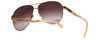 Guess 'Marciano'  Designer Sunglasses Series GM697 in Gold Frame with Brown Grad