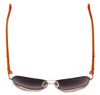 Guess  Designer Sunglasses GU7325 in Gold-Orange Frame with Amber Gradient Lens